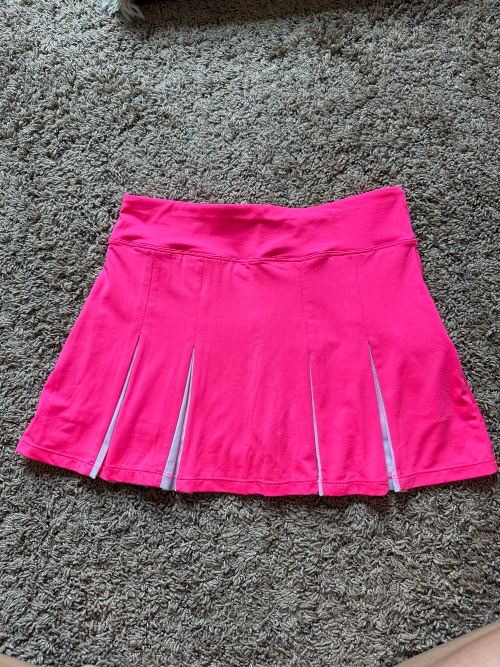 ZYIA Girls' Hot Pink Athletic Pleated Skort
